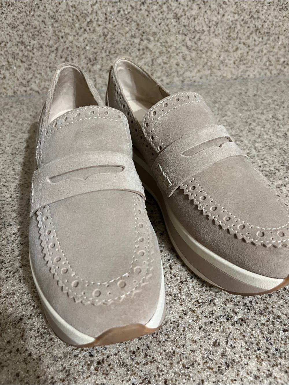 Women’s dolce vita wedge loafers.